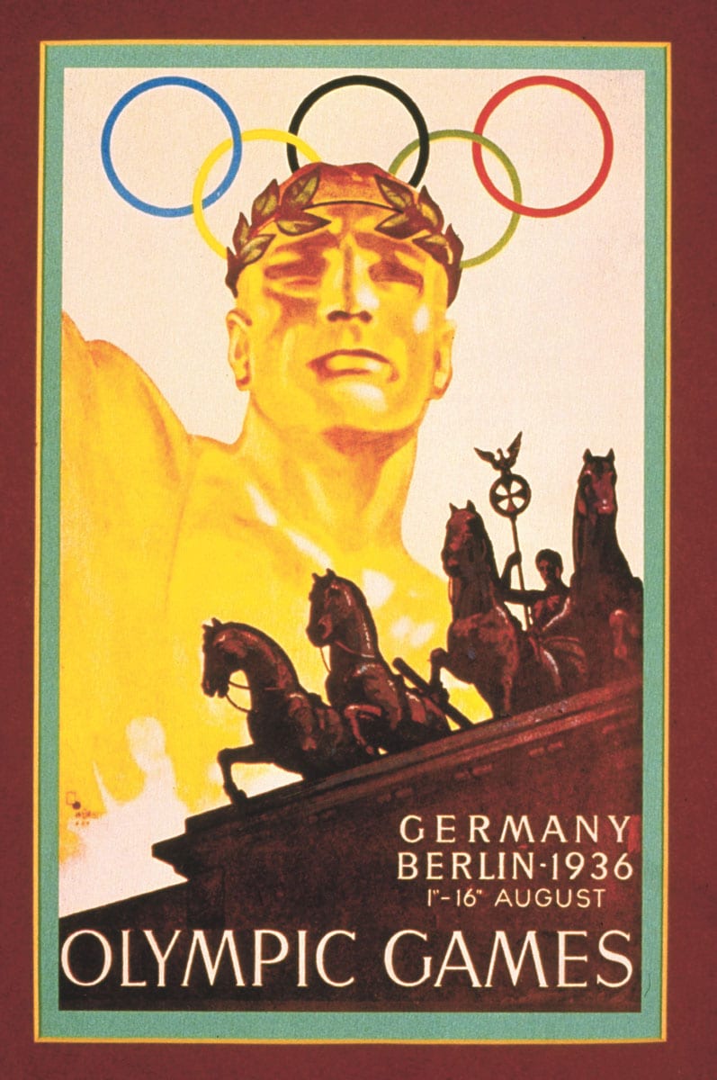 1936年的奧運會海報