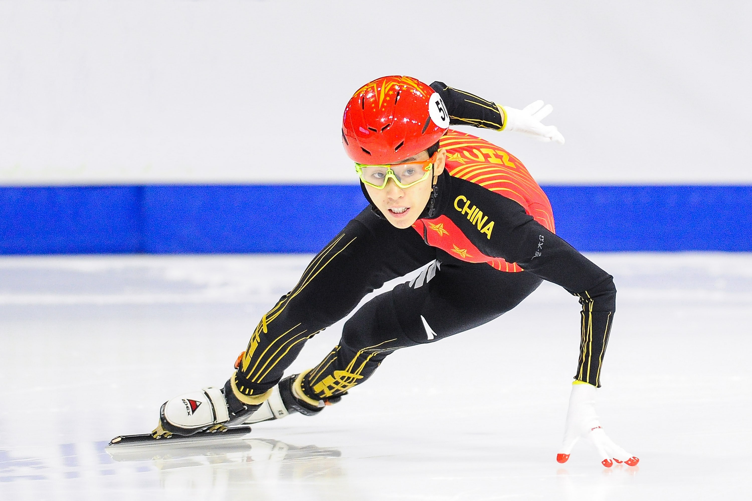 中國溜冰選手范可新於北京勇奪兩面獎牌