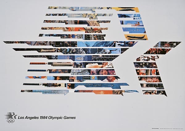 1984年的洛杉磯奧運會海報