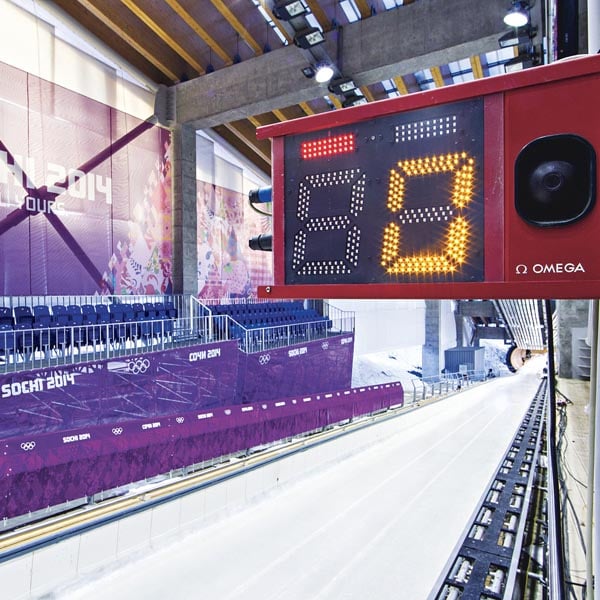 索契冬季奧運會上的歐米茄計時儀器